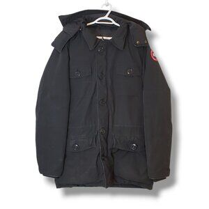 Canada Goose Banff Parka Down Coat Black Size L